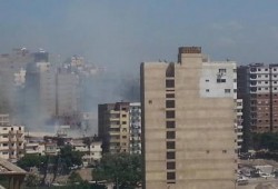 الإسكندرية .. حريق مروع بدون إصابات بمصنع ملابس في حجر النواتيه