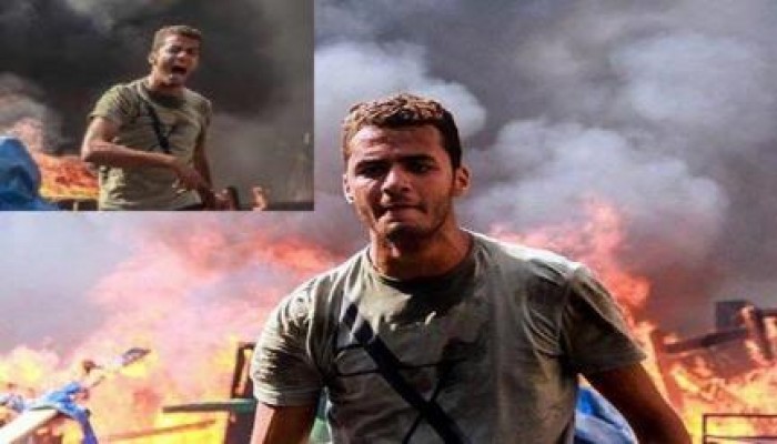 قضاء العسكر يحكم بـ 24 سنة سجن علي الثائر "أنس أشرف" صاحب أشهر صور مجزرة رابعة