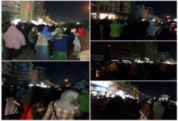 ‫‏الدقهلية‬ : مسيرة ليلية حاشدة بـ ‏المنصورة‬ رفضا لحكم السيسى