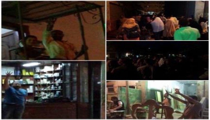 شاهد بالصور : تفاعل الأهالي مع مسيرة ليلية لشباب الفيوم ضد الانقلاب العسكري