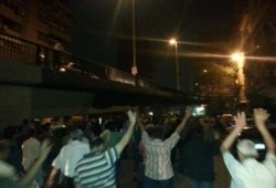 الجيزة - بالصور : المهندسين تنتفض في فعالية مسائية ضد الانقلاب