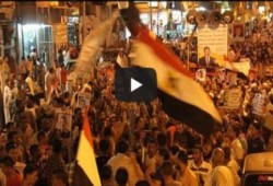 شاهد ثوار ‏بني سويف في مسيرة حاشدة يهتفون ياسيسي يا خسيس مش هعترف  بيك رئيس
