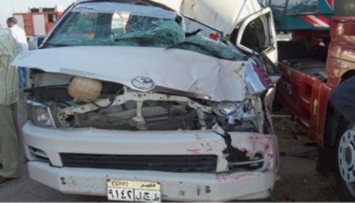 مصرع 8 وإصابة 35 آخرين بحادث سير بأسيوط