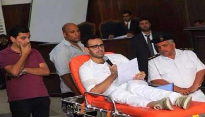 مصدر بالقصر العيني: محمد_سلطان موجود بالقصر العيني منذ الاثنين ويعاني من تليف في الرئه