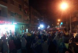 بني سويف - بالصور : ثوار بني سويف يهتفون " سيسي ايه سيسي ايه أكبر منه و دوسنا عليه "