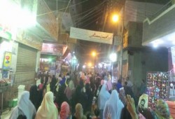 المنيا - بالصور : حي شاهين بالمنيا يتفاعل مع الثوار و الأطفال و الشباب يشاركون بالمسيرة