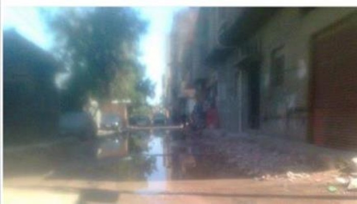 الإسماعيلية: غرق منطقة البلابسة بمياه المجارى