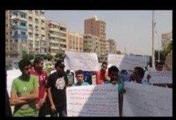 الإسماعيلية :تظاهرة لطلاب الأزهر احتجاجا على تسريب امتحانات الثانوية الأزهرية وإلغائها