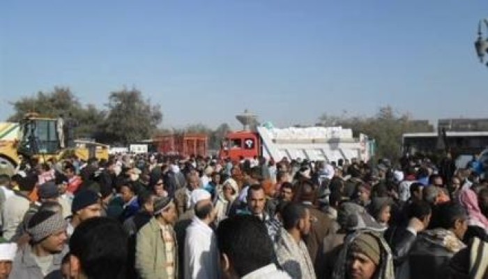 مأمور"بنى عبيد" ردأً على أهل الفتاه المخطوفه منذ الأمس "جهزوا كفنها" والأهالي تقطع الطريق