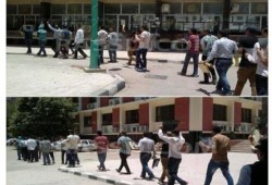 فعالية بجامعة  سوهاج; مطالبة بالإفراج عن المعتقلين