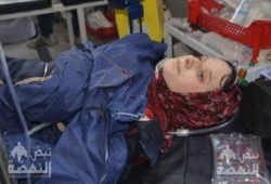 صورة نادرة لآخر اللحظات قبل استشهاد الشهيدة أسماء البلتاجي يوم مذبحة ‏رابعة  العدوية