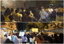 السويس - بالصور : ثوار السويس يتحدون أمن الانقلاب بمسيرة مسائية ضد الانقلاب