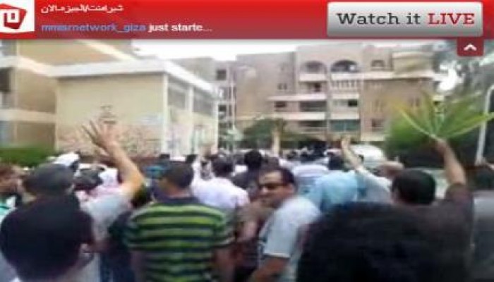 الشيخ زايد بالجيزة تنتفض ضد الانقلاب في جمعة "الحرية لمصر" (بث مباشر)