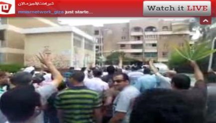 الشيخ زايد بالجيزة تنتفض ضد الانقلاب في جمعة "الحرية لمصر" (بث مباشر)