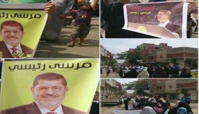 بالفيديو مظاهرة حاشدة في قطور غربية في بداية اسبوع الحرية لمصر