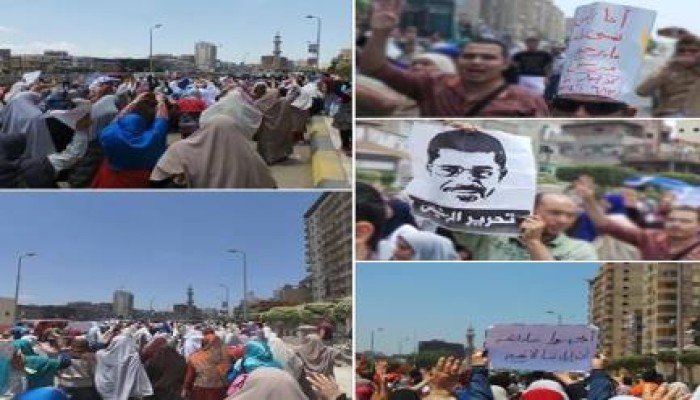 مسيرة حاشدة بكفر الدوار  في بداية أسبوع الحرية مصر