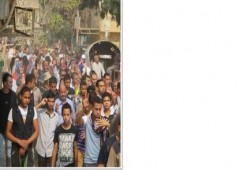 بالفيديو تظاهر الثوار أمام الحرس الجمهوري