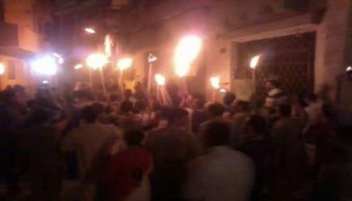 المنيا: مسيرة مسائية حاشدة لأحرار "بني مزار" رفضا للانقلاب