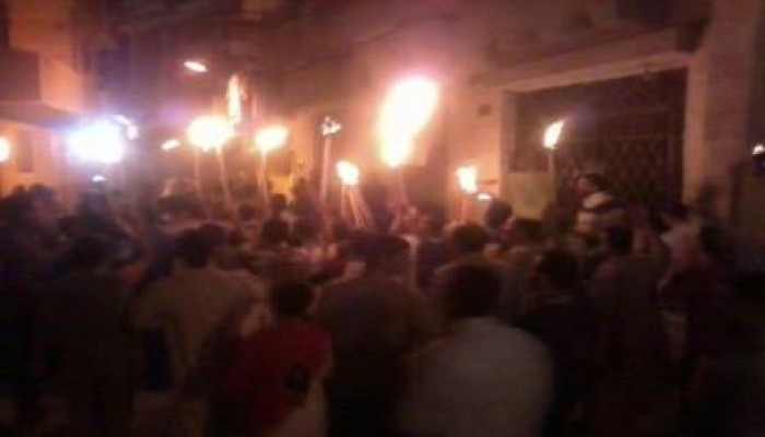 المنيا: مسيرة مسائية حاشدة لأحرار "بني مزار" رفضا للانقلاب