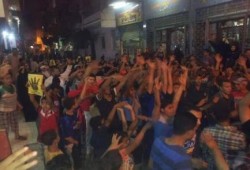 الدقهلية - بالصور : مسيرة ليلية بمنية سمنود ضد الانقلاب العسكري