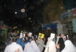 ثوار الاسكندرية ينتفضون ليلا في بداية أسبوع "الحرية لمصر"