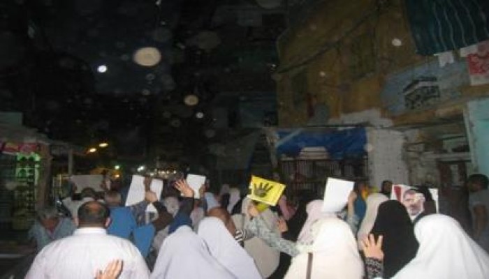 ثوار الاسكندرية ينتفضون ليلا في بداية أسبوع "الحرية لمصر"