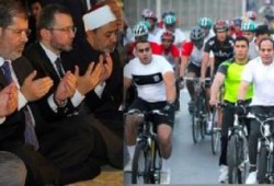 بين ركعات مرسي ودراجة السيسي.. فتش عن اعلام العار