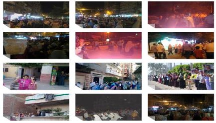 أهالي الاسكندرية ينددون بما يحدث في كوم الدكة