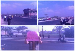 دمياط - بالصور :سلسلة بشرية لثوار البصارطة بدمياط فى ذكرى 10أشهر على مجزرة فض رابعة