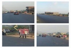 البحيرة - بالصور : سلسلة بشرية بمركز أبوحمص ضد الانقلاب العسكري