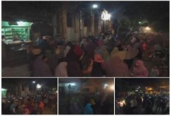 بني سويف - بالصور : مسيرة ليلية لرفض الانقلاب العسكري بمدينة ناصر