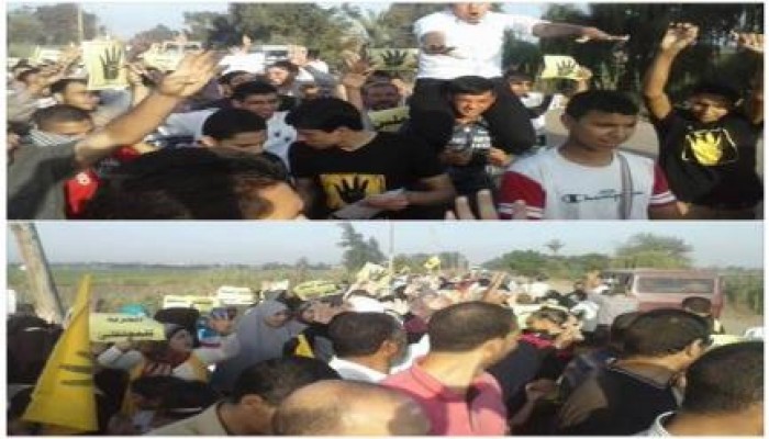 كفرالشيخ - بالصور : ثوار دسوق ينتفضون بمسيرة صباحية حاشدة