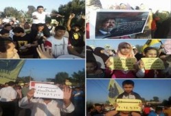 مظاهرات حاشدة في دسوق رفضا للانقلاب
