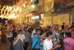 الاسكندرية - بالصور : مسيرة ضد الانقلاب بغيط العنب ضمن فعاليات الحرية لمصر