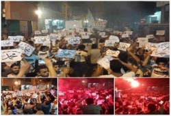 في مشهد رائع"أولتراس سياسي"يرد على الداخلية ب هل صليت على النبي محمد" في مسيرة ضد الانقلاب