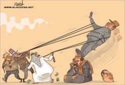 كاريكاتير: حكم العسكر في مصر