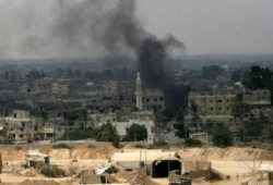 الطيران المصري يقصف أهدافًا على حدود غزة