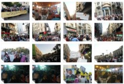 ثوار الاسكندرية يستكملون "اسبوع الحرية لمصر"