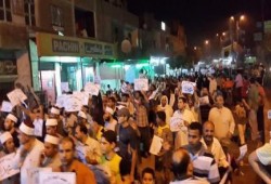 القليوبية - بالصور : "لن تركع أمة قائدها محمد" هتاف يهز مسيرة أبو زعبل الليلية ضد الانقلاب