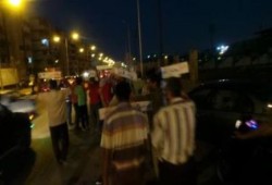 بالصور.. مسيرة لأحرار بورسعيد ضد الانقلاب العسكري من أمام الصالة المعطاة