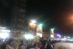 الدقهلية - بالصور : شباب دكرنس يخرج في مسيرة حاشدة ضد الانقلاب دعا لها تحالف دعم الشرعية