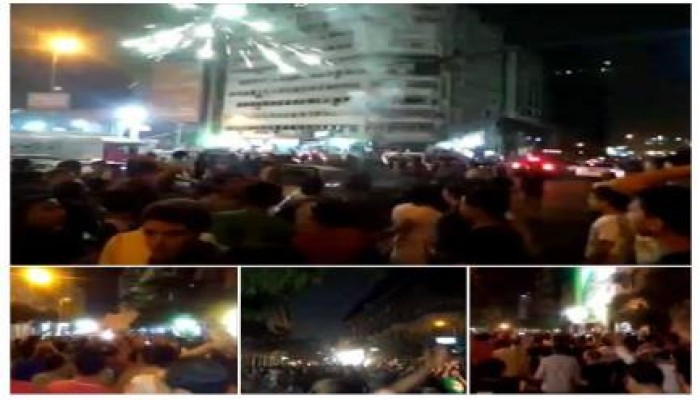 الثوار داخل ميدان ‏رمسيس‬ في قلب القاهرة رفضا للانقلاب العسكري ولأحكام الاعدام