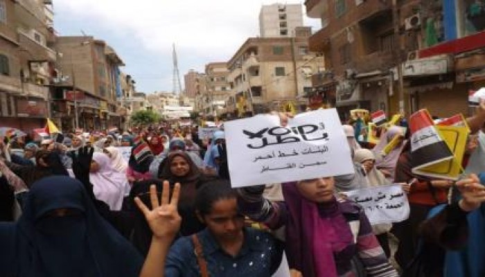 12 فاعلية رافضة للانقلاب بالإسكندرية في مليونية "مصر مش معسكر"