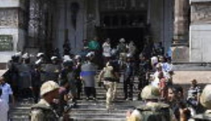 امن الانقلاب يطلق الغاز و الخرطوش أثناء خطبة الجمعة علي المصلين بالاسكندرية