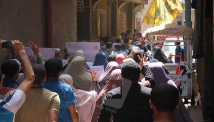 " ميت عنتر" تنتفض ضد الانقلاب الدموي في جمعة "مصر مش معسكر"