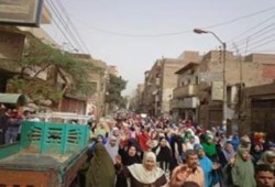 بث مباشر.. بني سويف تنتفض في مليونية "مصر مش معسكر"