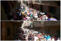 ثوار ناهيا فى مسيرة حاشدة مناهضة لحكم العسكر في جمعة "مصر مش معسكر"