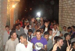المنيا تحيي صمود الرئيس مرسي في مسيرات ليلية حاشدة