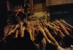 الغربية - بالصور : مسيرة ليلية حاشدة بمدينة طنطا و الشباب يتحدي امن الانقلاب