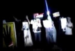 وقفة حاشدة بـ بئرالعبد تنديداً بأحكام قضاة العسكر